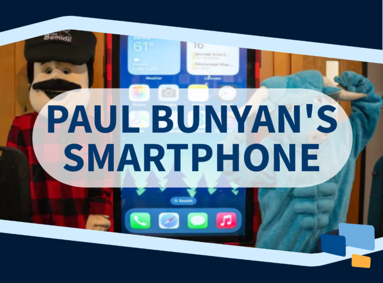 Paul Bunyan’s Smartphone Resurfaces After Legendary Storm